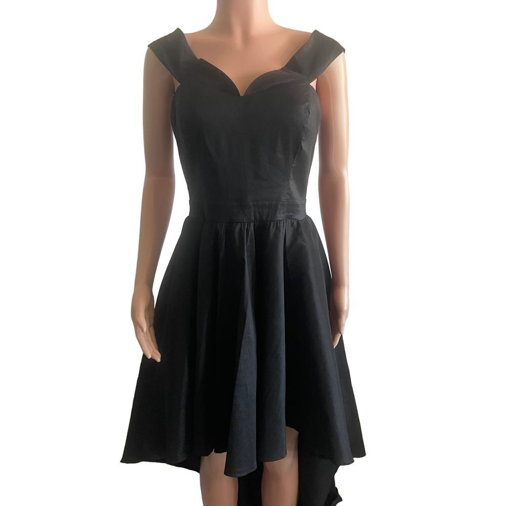 Windsor high low‎ black gown, size 8/10, sweetheart cut, Homecoming, hoco